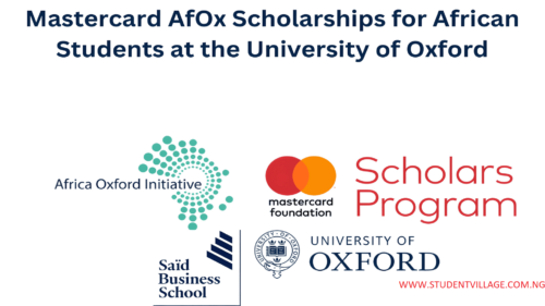 Apply for AfOx Graduate Scholarships