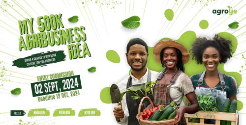 Enter the Agroye My 500K Agribusiness Idea Competition 2024