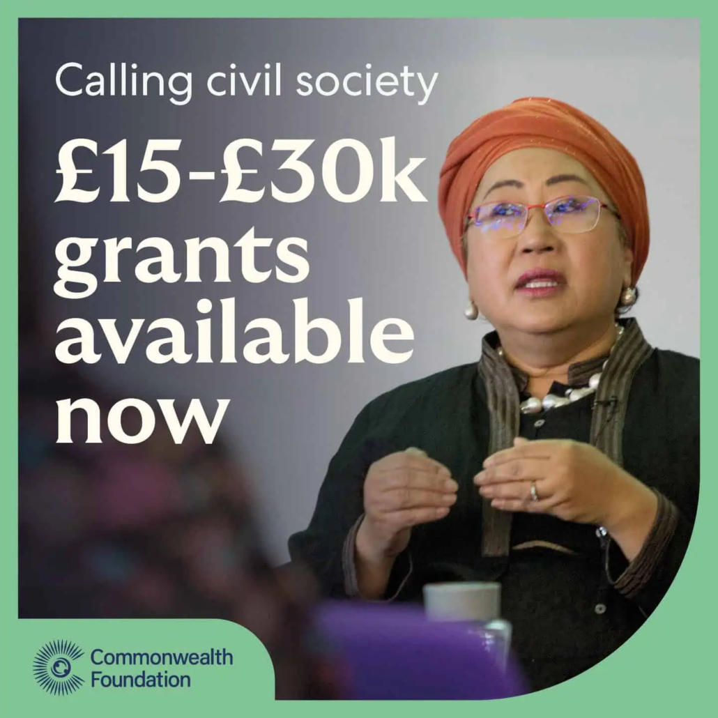 Apply for the Commonwealth Foundation Grant Programme 2024