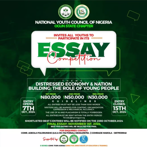 NYCN Essay Competition for Young Nigerians