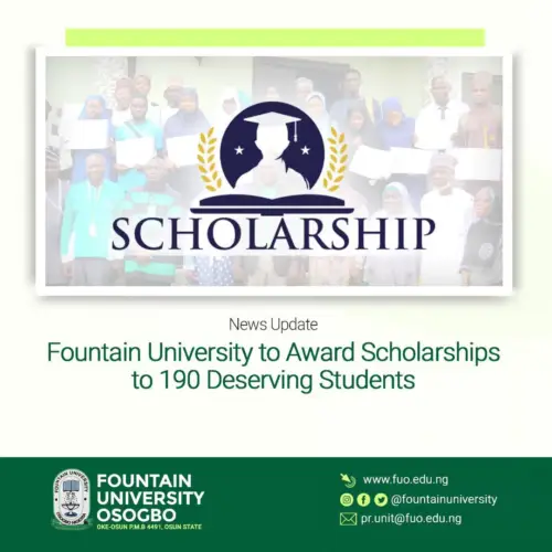 Fountain University to Award 190 Scholarships in 2024