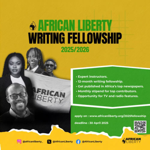 African Liberty Writing Fellowship 2025