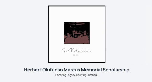 Apply Now: Herbert Olufunso Marcus Memorial Scholarship 2025