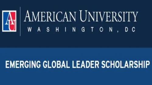 Fully Funded American University Emerging Global Leader Scholarship 2026 USA