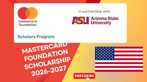 MasterCard Scholarship at Arizona State University USA 2026