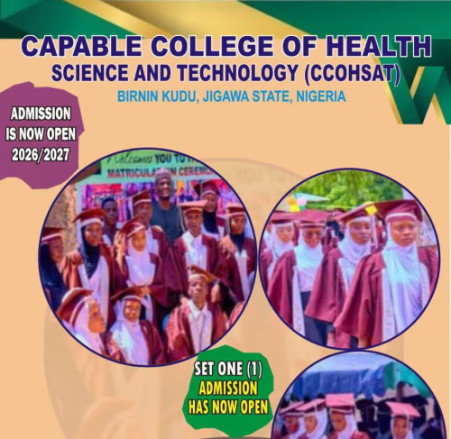 Capable College of Health Tech admission form 2026/2027