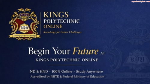 Kings Polytechnic Admission Form 2026/2027