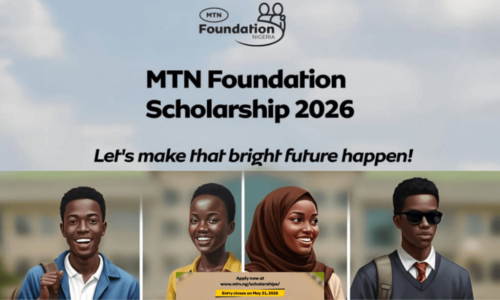 MTN Foundation Scholarship 2026 Opens for Nigerian Students in Public Tertiary Institutions