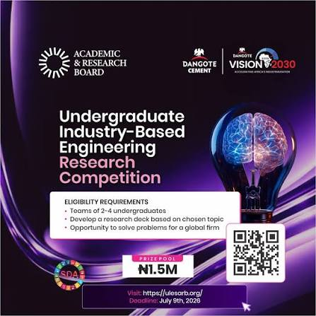 Dangote Cement Launches Undergraduate Engineering Research Competition