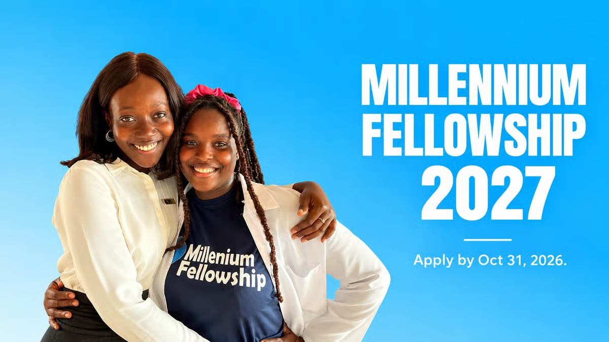 Millennium Fellowship 2027: Applications Open for Free Undergraduate Leadership Programme